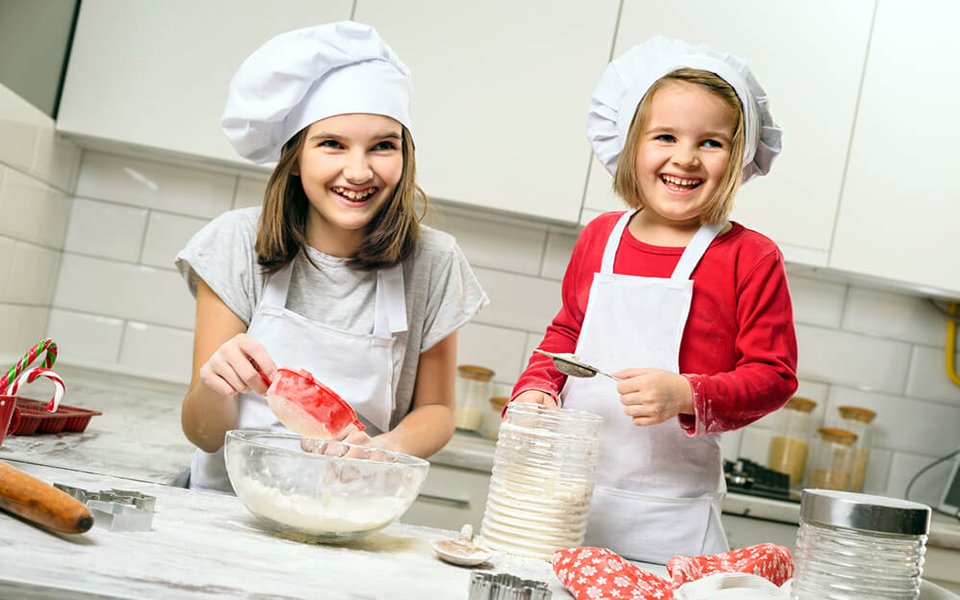 Como ensinar inglês para as crianças cozinhando