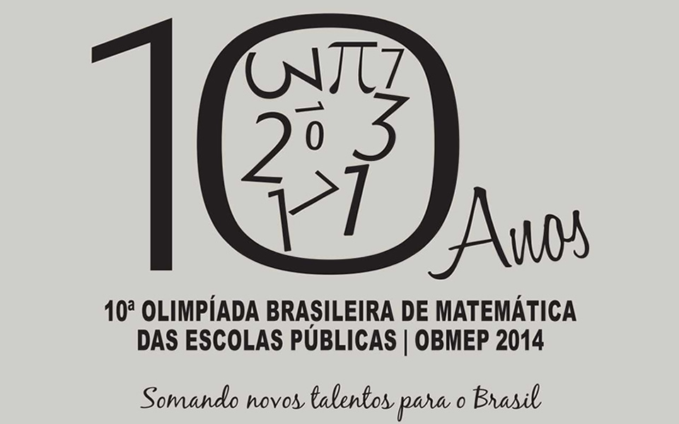 Inscrições abertas para a 10ª Olimpíada Brasileira de Matemática das Escolas Públicas