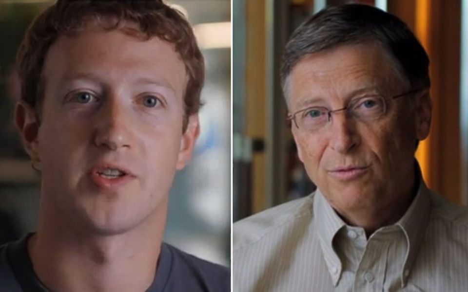 Mark Zuckerberg e Bill Gates vão ensinar estudantes a programar